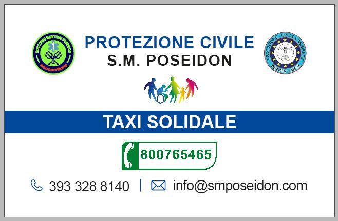 Protezione Civile S.M. Poseidon Taxi Solidale